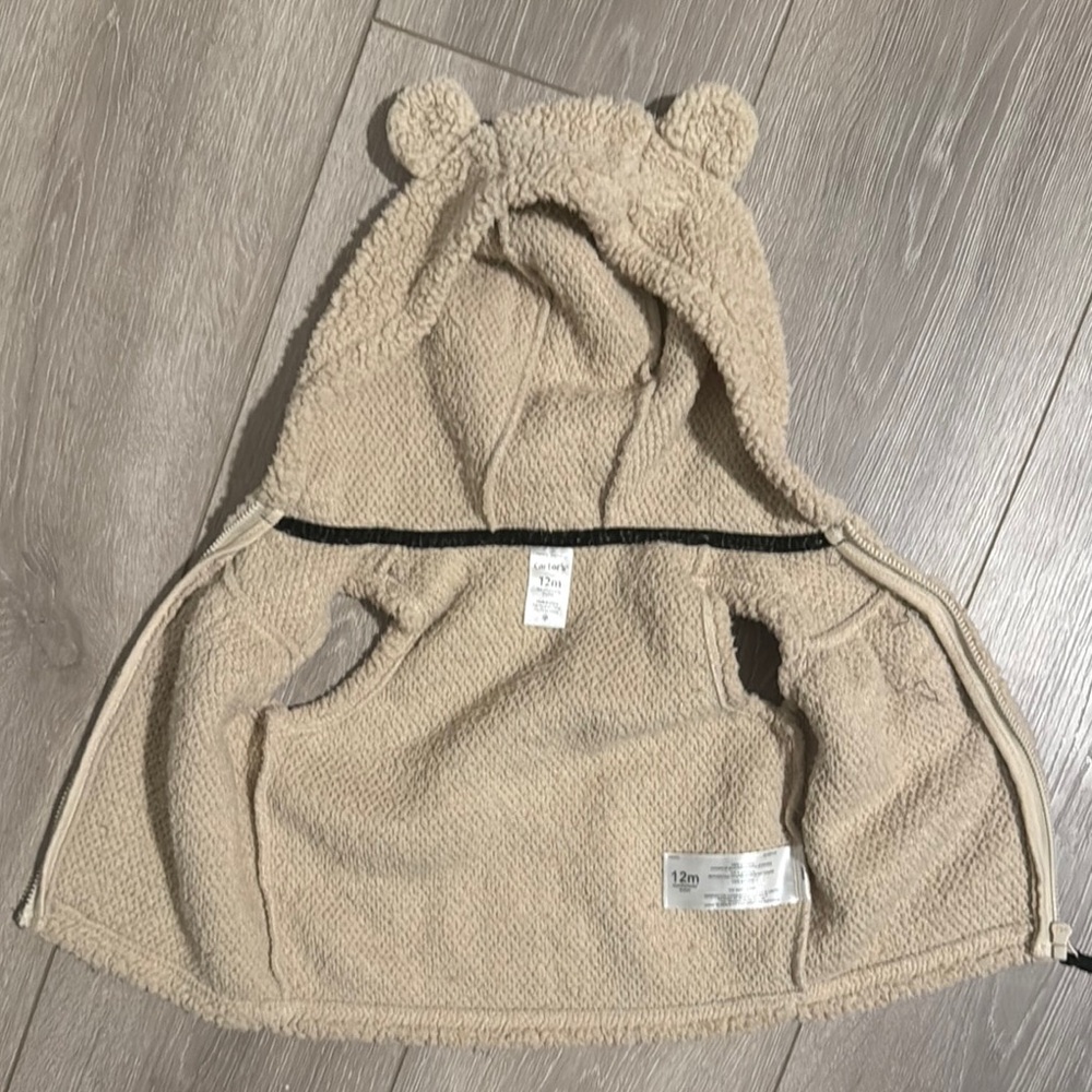 Cozy Bear Hooded Vest - Picture 5 of 6